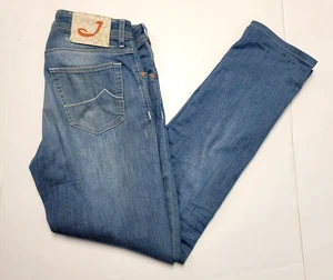 Jeans JACOB COHEN Para Hombre 32x31 Azul Claro Denim 5 Bolsillos ESTILO 662 Botón Mosca 32 - Imagen 1 de 10
