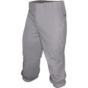 Baseball Express Men's Triple Play Solid Knicker Pant GRAY XL - Picture 1 of 1