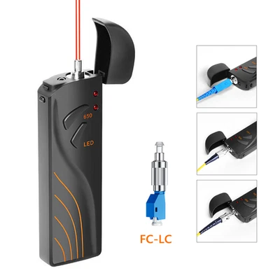 5KM Visual Fault Locator 5KM-VFL FTTH Fiber Optic Testing Pen Red Light Source - Image 1 of 4
