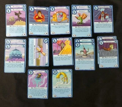 Cryptozoic Adventure Time Card Wars Doubles Replacement Blue Plains Cards ** - Image 1 of 4