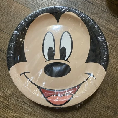 "Platos de papel de fiesta de Mickey Mouse 60 unidades - tamaño pastel de 7"" - decoración de cumpleaños de Disney" Foto 1 de 3