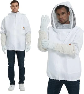 ANDES Bee Suit Jacket- Beekeeping Jacket for Men Women- Polycotton X-Large - Picture 1 of 6