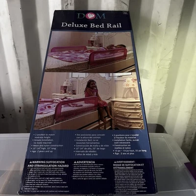 Nuevo; Juego de 2 rieles de cama de lujo: bebé, niño pequeño, rosa Foto 1 de 3