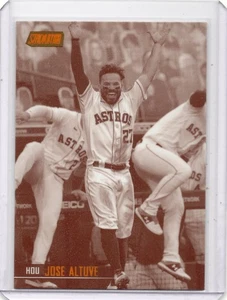 2021 Topps Stadium Club - Jose Altuve #176 Sepia Houston Astros - Picture 1 of 2