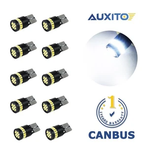 CANBUS NO ERROR T10 3014 24SMD W5W 194 168 LED Interior Light License Plate Bulb - Foto 1 di 9