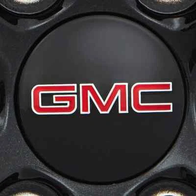 OEM NUEVO 2017-2025 GMC Acadia Canyon tapa central de rueda única negro rojo 84165540 Foto 1 de 2
