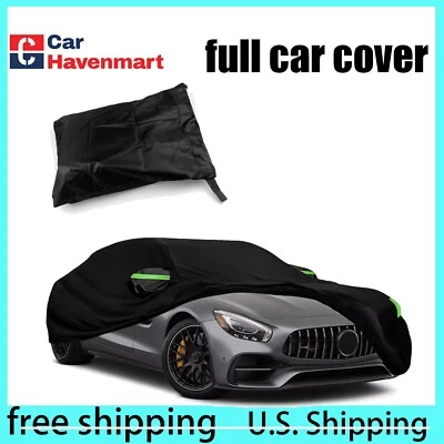 For Honda Accord Full Car Cover Waterproof Protection Rain Dust Resistant Black - Image 1 of 4
