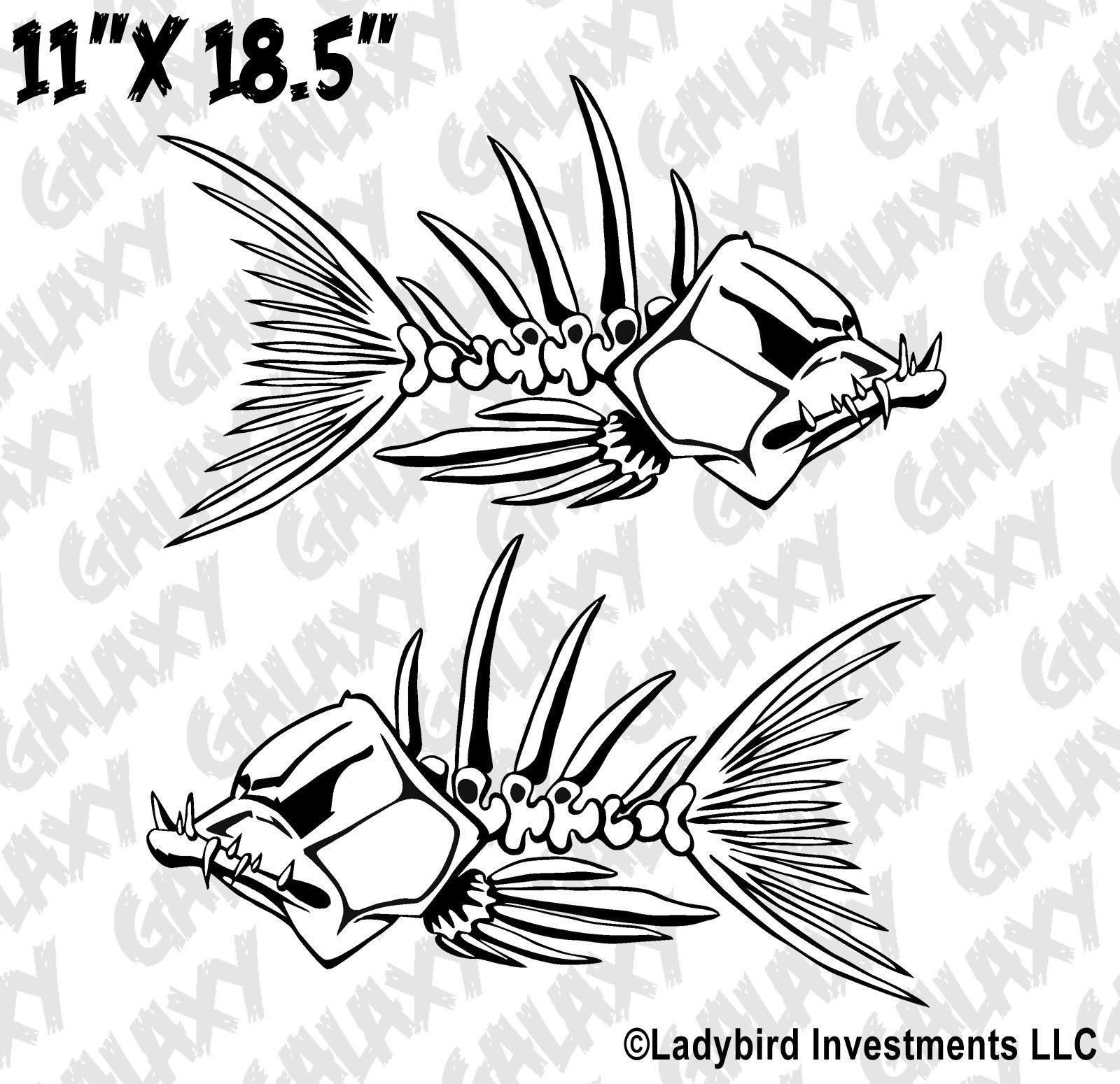 Quintrex Fishing Boat Marine Stickers Decals. Set of 2. Premium Vinyl