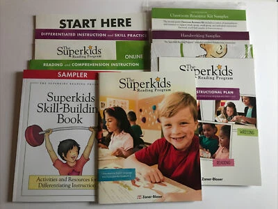 Poster From The Superkids Reading Program +  Handwriting Kit “SAMPLES” Grade 2 - Image 1 of 4