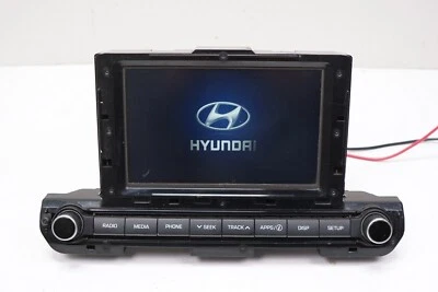 Unidad principal de pantalla HYUNDAI ELANTRA pantalla de información de radio OEM 2017 2018 Foto 1 de 4