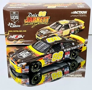 DALE JARRETT 2001 RACE THE TRUCK FLAMES UPS 1/24 ACTION - Picture 1 of 6