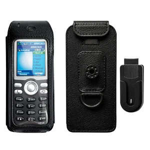 Funda de cuero ajustada CBUS con clip de cinturón de funda para teléfono IP Cisco 7925G, 7925G-EX - Imagen 1 de 10