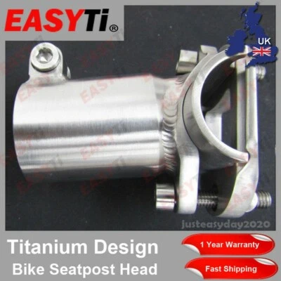 EasyTi Titanium Seatpost Head For MTB Road Bike 27.2/30.9/31.6/34.9mm - Image 1 of 4