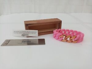 Curbbz Unisex Armband Stretch rosa roségold farbig verpackt klobig Statement