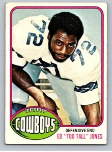 1976 Topps Football Cards #427 Ed Too Tall Jones RC Dallas Cowboys - Picture 1 of 2