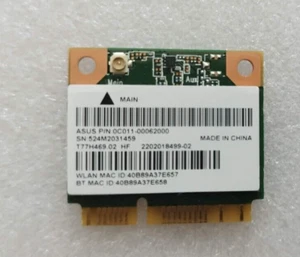 Asus AZWAVE/AW-NB130H WIFI Card WLAN Wireless 802.11B/G/N+BT4.0 (1*1) - Bild 1 von 3