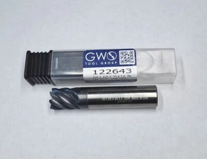 5/8" CARBIDE 7 FLUTE END MILL nACo COATED HIGH PERFORMANCE CNC CUTTING TOOLS - Picture 1 of 6