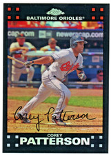 2007 Topps Chrome REFRACTOR #11 Corey Patterson * Baltimore Orioles