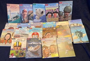 NEW Lot of 21 What Is/Where Is Books Illustrated History Series Classroom Librar - Picture 1 of 4