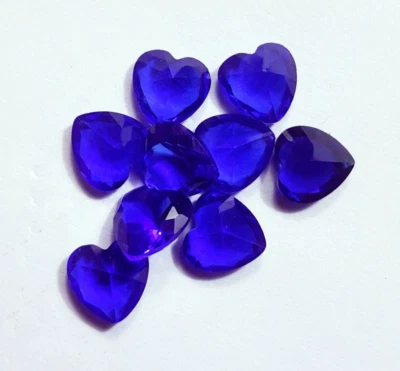 Heart Shape Brazilian Blue Topaz Transparent 15.40 Ct/ 9 pcs Lot Loose Gemstone - Image 1 of 4