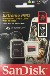 SanDisk Extreme PRO Micro SD SDXC Memory Card - Picture 1 of 1