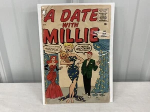 A DATE WITH MILLIE OCT.  ATLAS 1956 DAN DECARLO COVER & STORY LEE STORY Ungraded - Picture 1 of 8