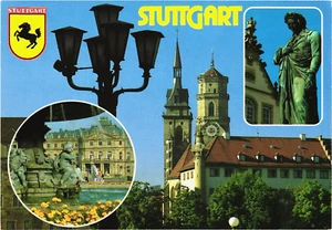 Postcard:  Views of Stuttgart, Baden-Württemberg --- Germany - Picture 1 of 2