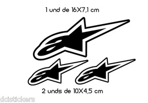 Vinilo decorativo #663# ALPINESTAR pegatinas CASCOS motos COCHES stickers - Imagen 1 de 1