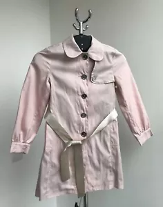 Burberry Girls Pink Trench Coat Jacket Size 10Y - Picture 1 of 10