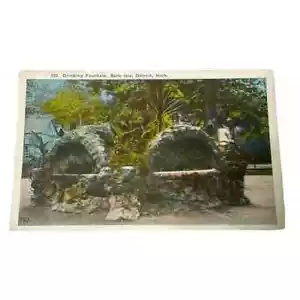 Fuente postal Belle Isle Detroit Michigan vintage B33 - Imagen 1 de 2