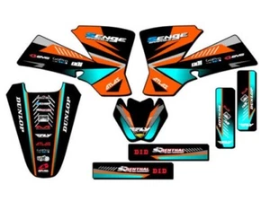 2002-2008 SX 50 SURGE Orange Senge Graphics Kit Compatible with KTM - Picture 1 of 10