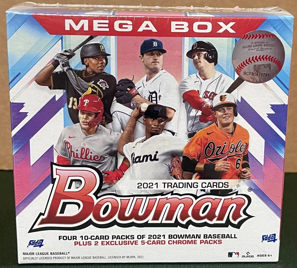 2021 Topps Bowman MLB Baseball Mega Box - Factory Sealed - Mojo Packs - Image 1 of 4