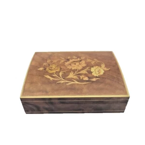 Vintage Sorrent Italien Spieluhr - Schweizer Uhrwerk spielt "Morgen" M19 - Bild 1 von 14