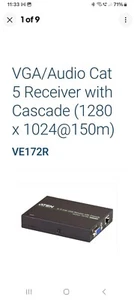 Aten A/v Over Cat 5 Reciever VE172R RRP £279 - Picture 1 of 8