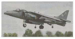 Kreuzstichmuster von Florashell - Harrier Aircraft - Bild 1 von 1