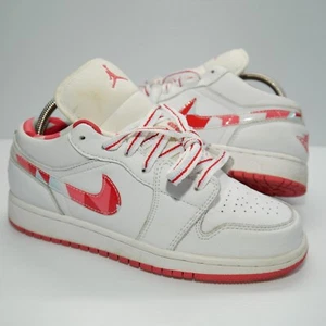 Nike Air Jordan 1 Low GS 'Topaz Mist' GS Youth Size 4.5Y White 554723-104 - Picture 1 of 11