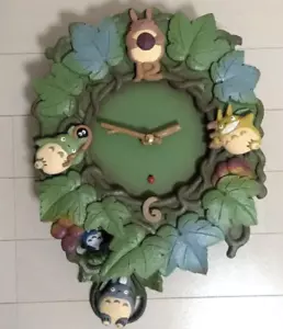 Reloj de Pared Studio Ghibli My Neighbor Totoro Péndulo Seiko Usado JAPÓN - Imagen 1 de 4