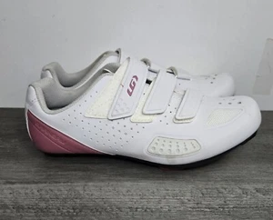 Garneau Women's Jade II Bike Cycling Shoes Women's Sz 10 EU 41 White/Pink - Picture 1 of 14