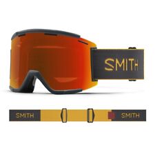 Smith Squad XL MTB/Bike Goggles Slate/Gold ChromaPop Everyday Red + Bonus Lens