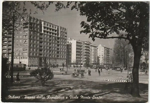 MILANO - PIAZZA DELLA REPUBBLICA E VIALE MONTE SANTO - VIAGG. 1953 -36258- - Picture 1 of 1