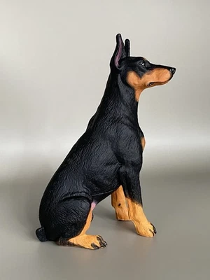 ÚNICO Personalizado Schleich Doberman Pinscher Perro Plástico PVC Juguete Animal Figura Foto 1 de 4