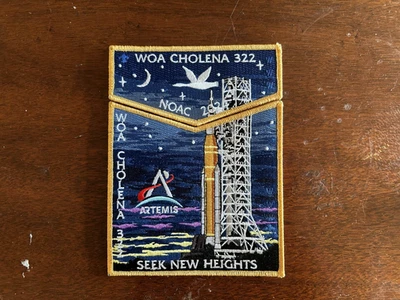 Woa Cholena 322 NOAC 2024 Delegate Lodge Flap Set, Mobile Area Council Alabama - Image 1 of 3