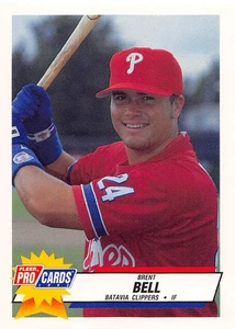 Brent Bell 1993 Fleer ProCards 3156 Batavia Clippers Baseball Card - Picture 1 of 2