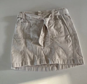Abercrombie Kids Girls Skirt Sz 15/16 Beige Khaki Skirt Skort A1 - Picture 1 of 3