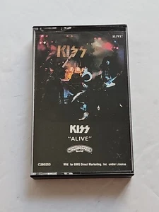 Kiss Alive Cassette Tape Casablanca Club Edition RE Casablanca 822 780-4 M-1 - Picture 1 of 5