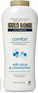 Gold Bond Ultimate Body Powder protezione odore aloe e camomilla confezione da 2 da 10 once - Foto 1 di 2
