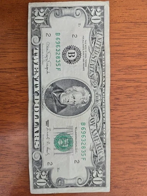 1990 $20 Bill - Image 1 of 2