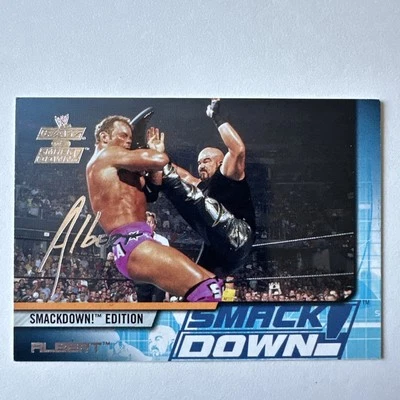 2002 FLEER WWE RAW vs SMACKDOWN WRESTLING ALBERT #32 - Image 1 of 4