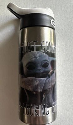 Zak 星球大战 19 盎司不锈钢儿童双壁 Wster 瓶子二手 — 第 1/4 张图片