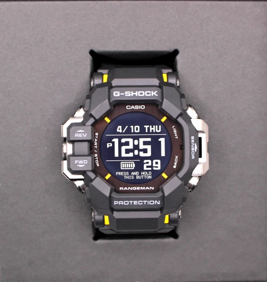 CASIO G-SHOCK GPR-H1000-1JR RANGEMAN Master of G Bluetooth GPS Orologio... - Immagine 1 di 4